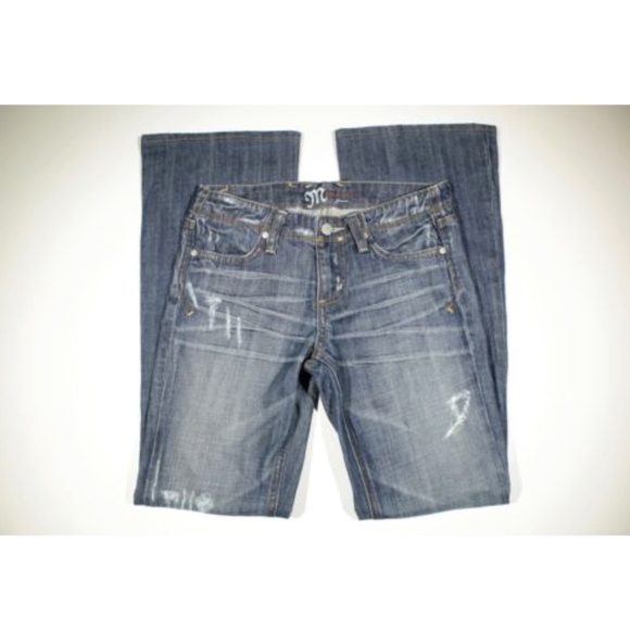 Miss Me Denim - Miss Me Jeans Dark Wash Blue Jeans Distressed